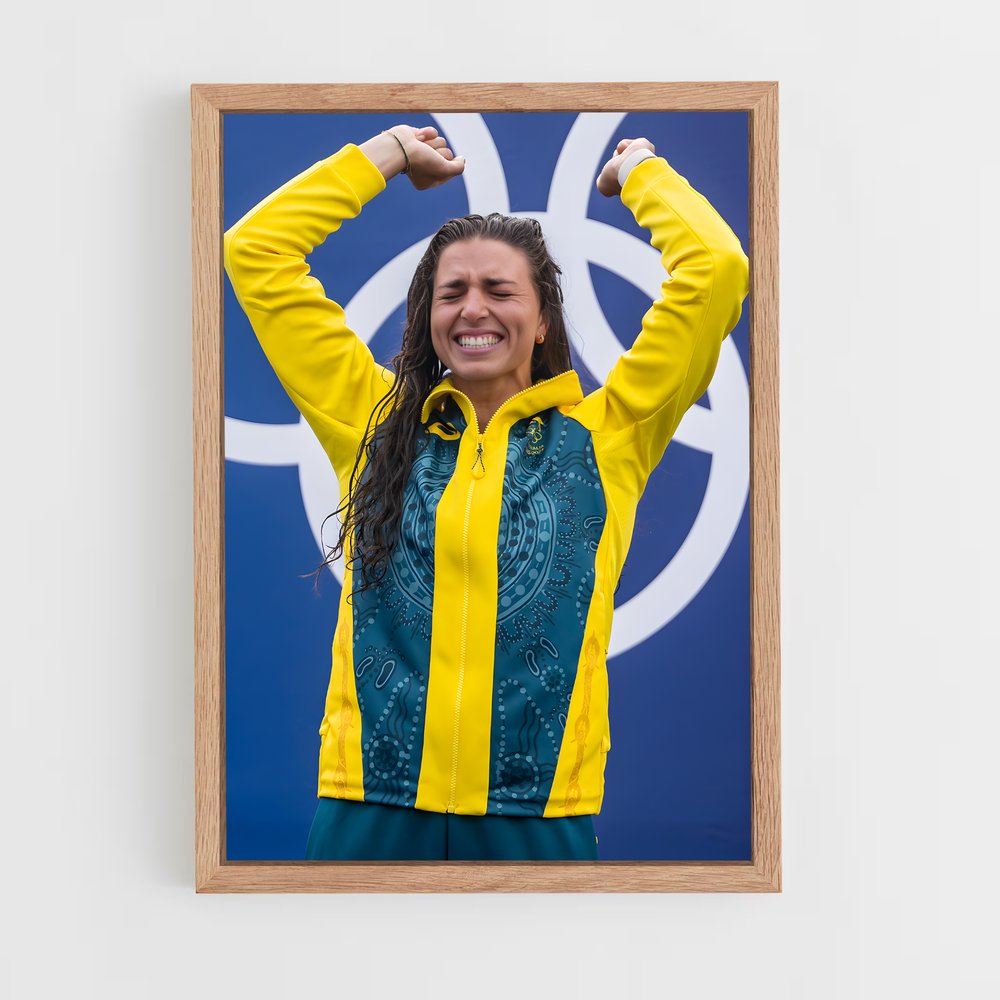 Poster Aventure en Jaune – affiche Canoë-kayak (vue 4)